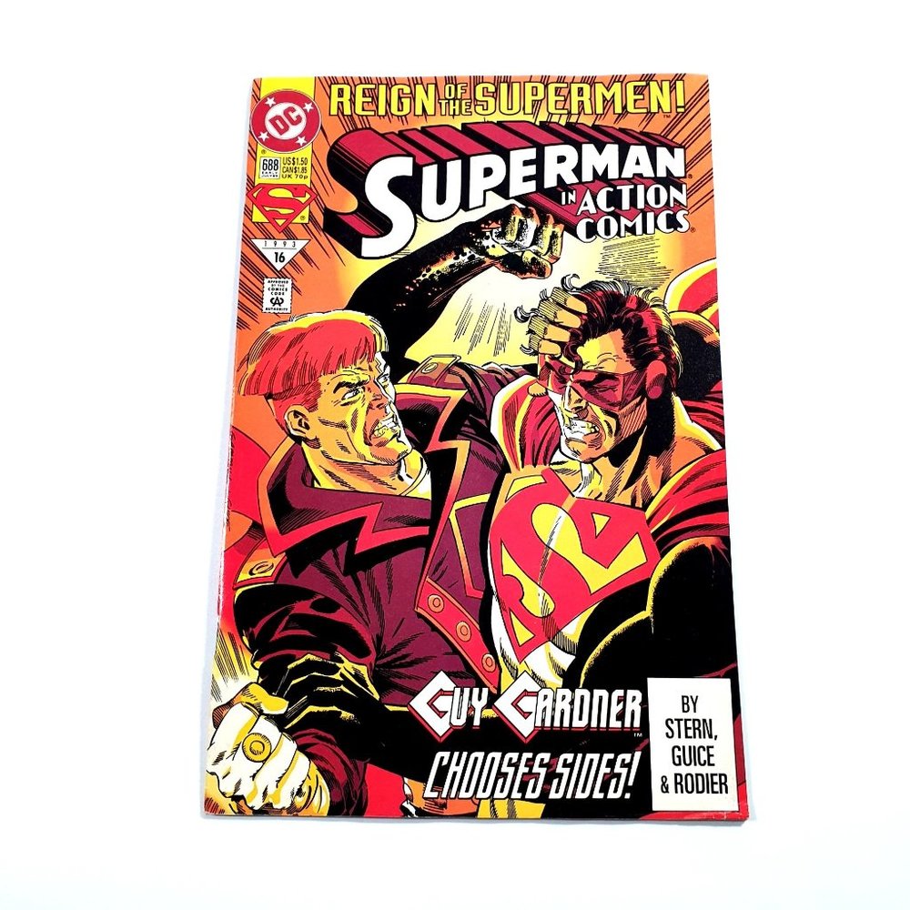 Action Comics 688 DC Reign Of Superman July 1993 Book Collector Bagged Boarded